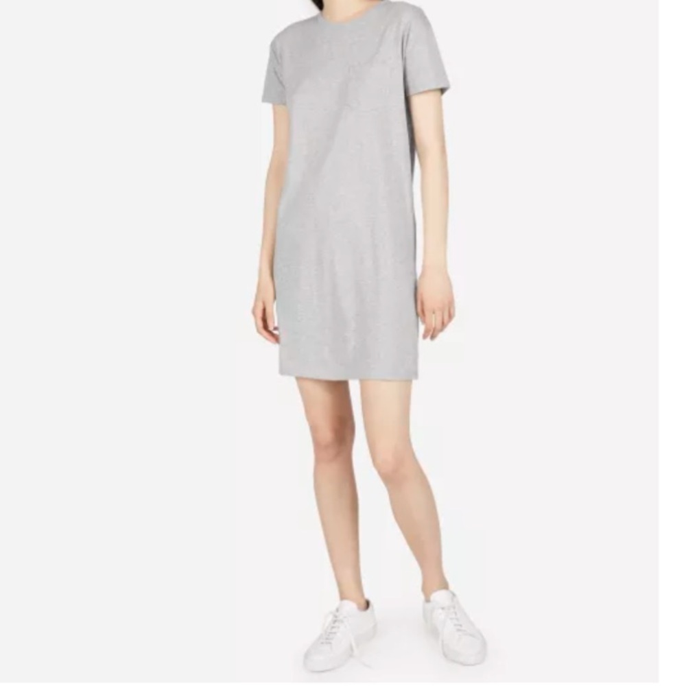 Everlane cotton box-cut tshirt dress